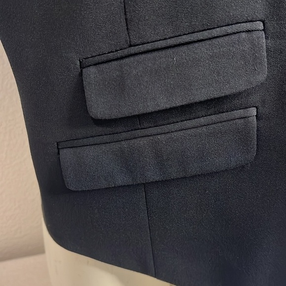 JF Ferrar Modern Fit Black Suit Vest Men’s Medium – Sleek Formalwear - Picture 6 of 9